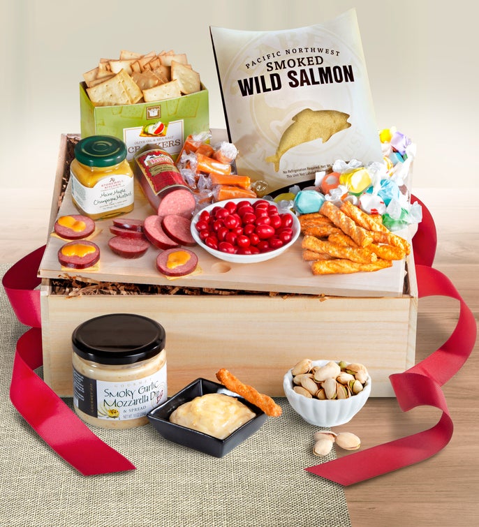 Charcuterie Crate and Snacks